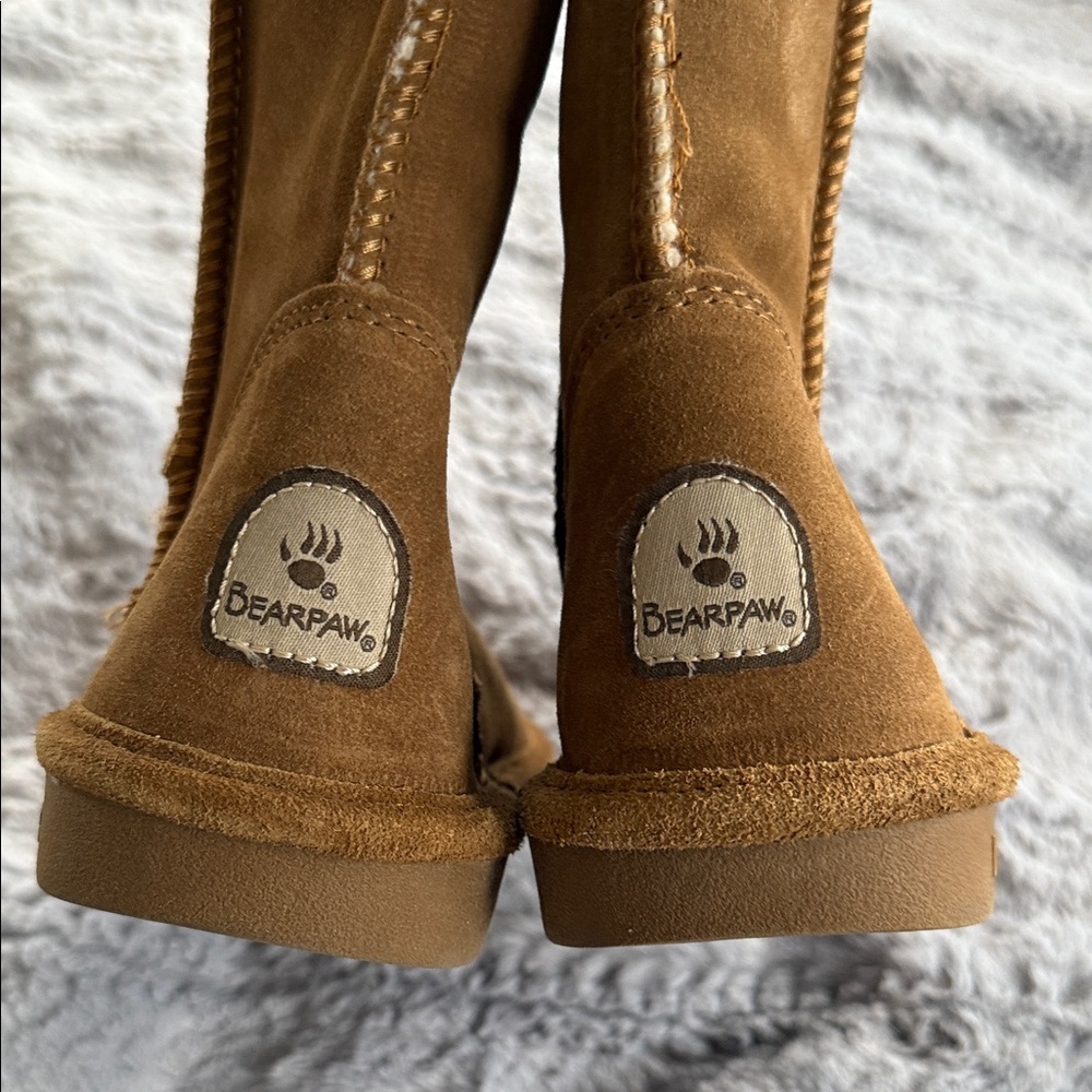 BearPaw Tan Suede Winter Boots